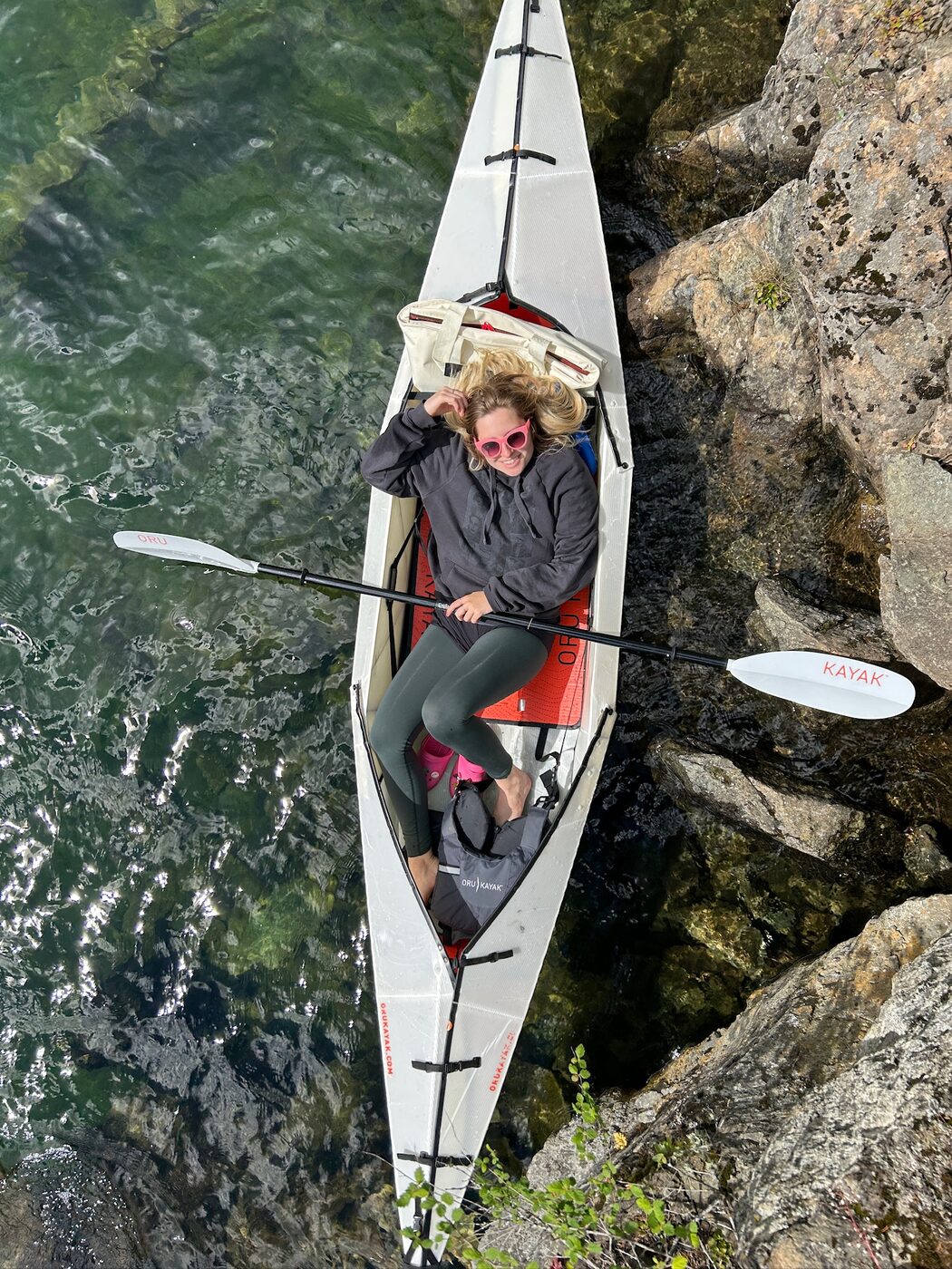 Alyssa kayaking